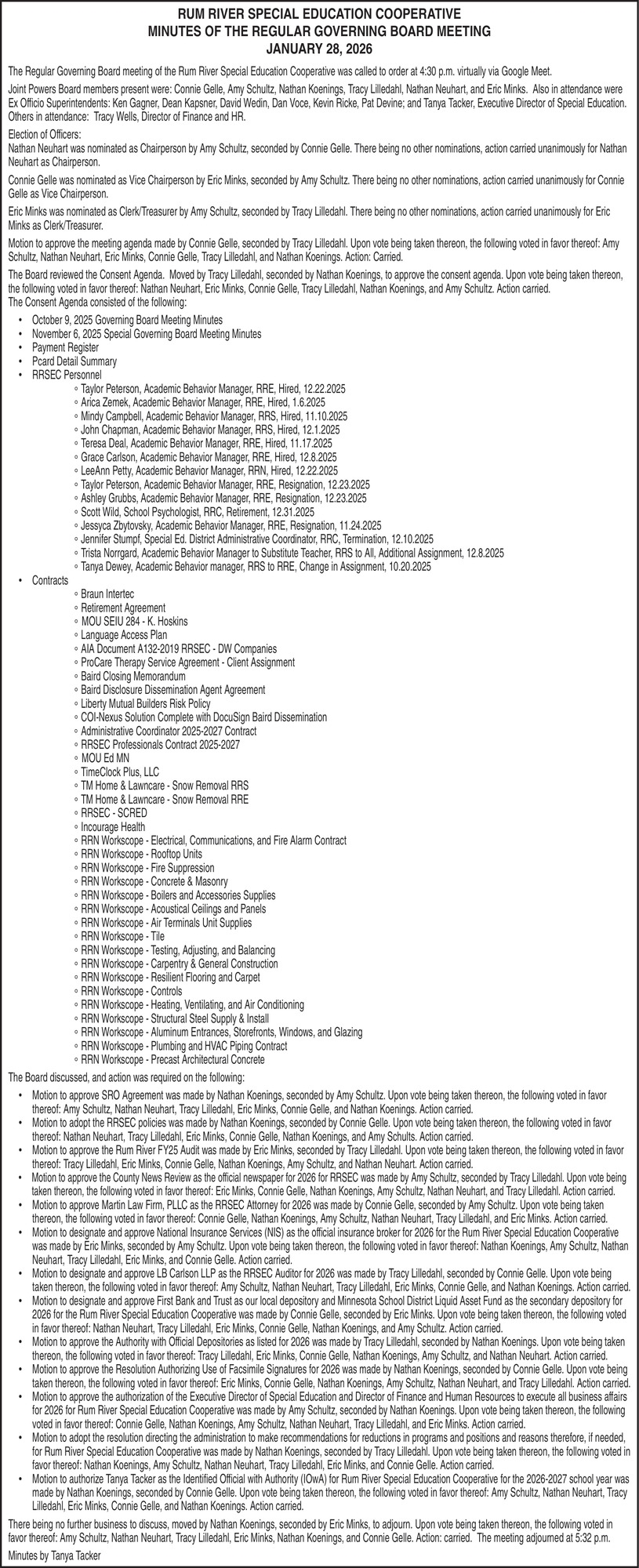 Rum River Special Education Cooperative