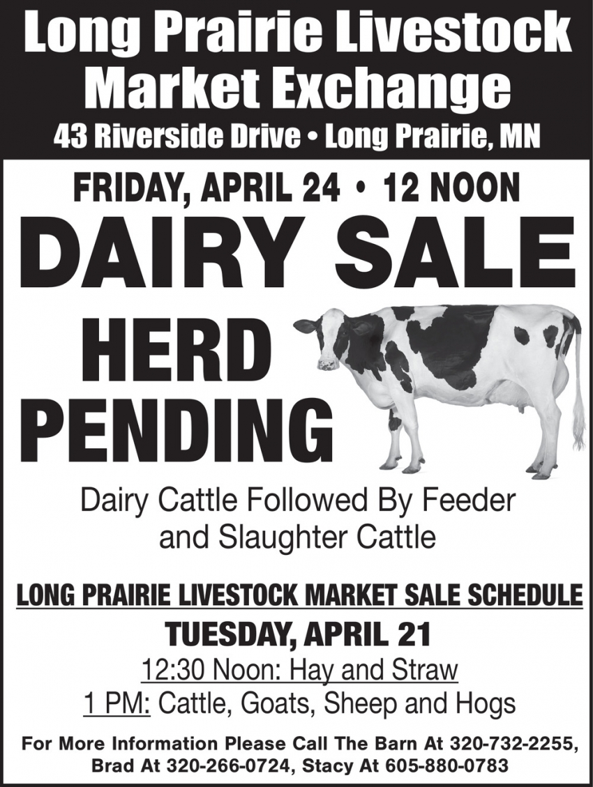 Long Prairie Livestock Market Exchange