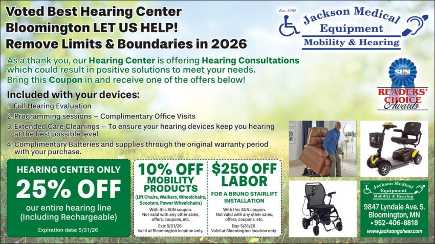 Jackson Medical Equipment Mobility & Hearing