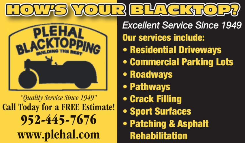 Plehal Blacktopping LLC