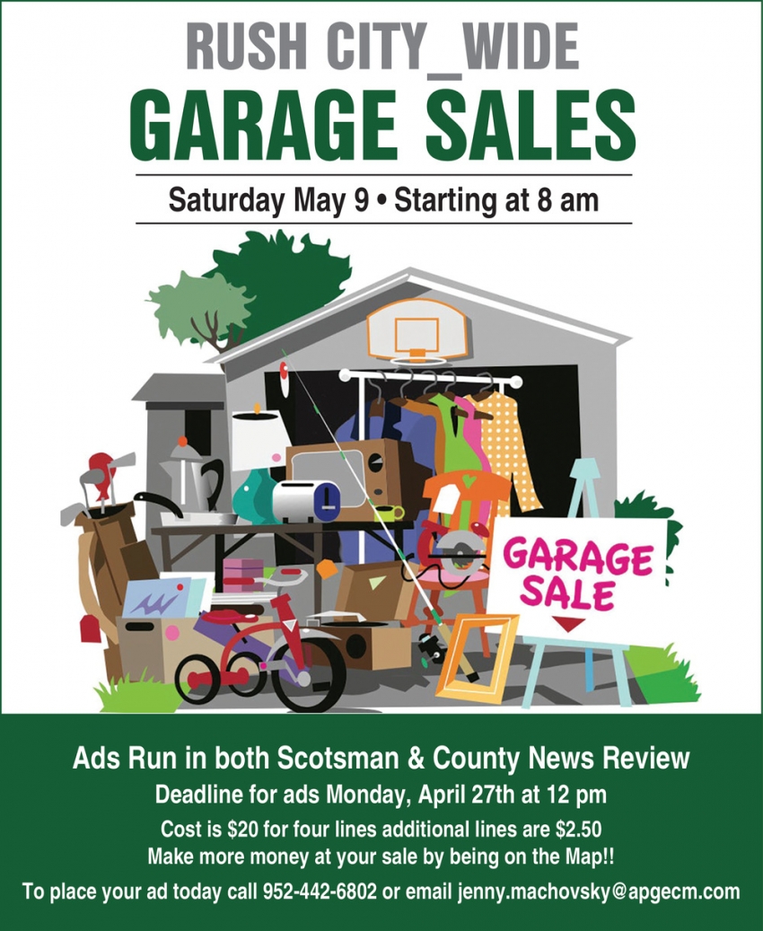 Rush City Garage Sale