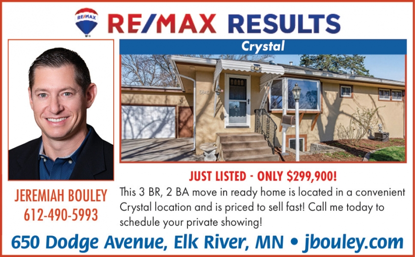 Re/Max Results - Jeremiah Bouley