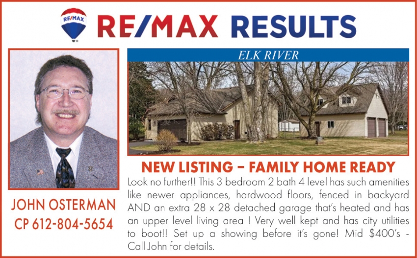 Re/Max Results - John Osterman