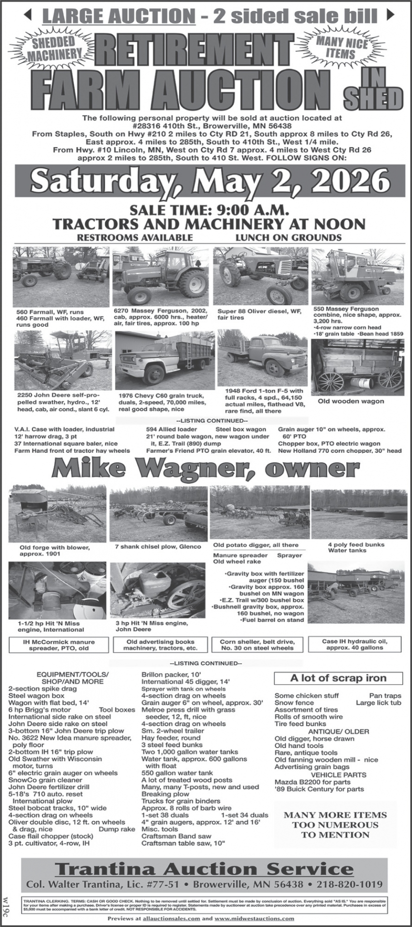 Trantina Auction Service