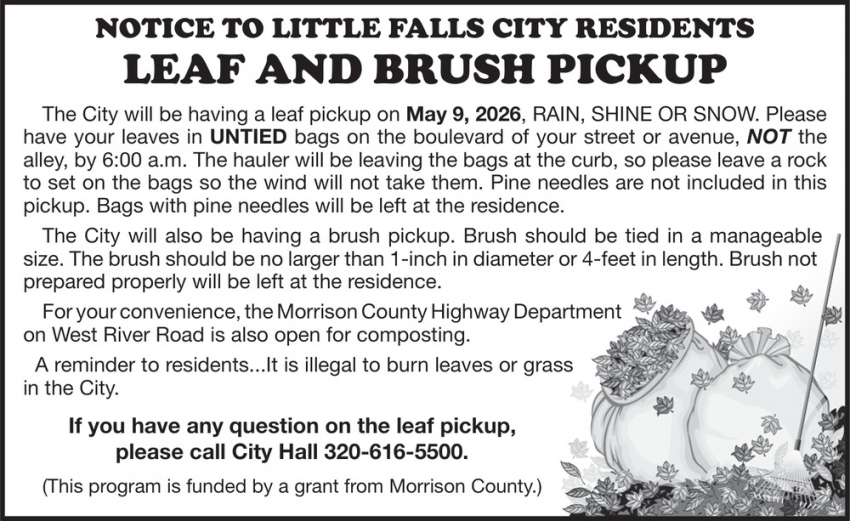 The City of Little Falls