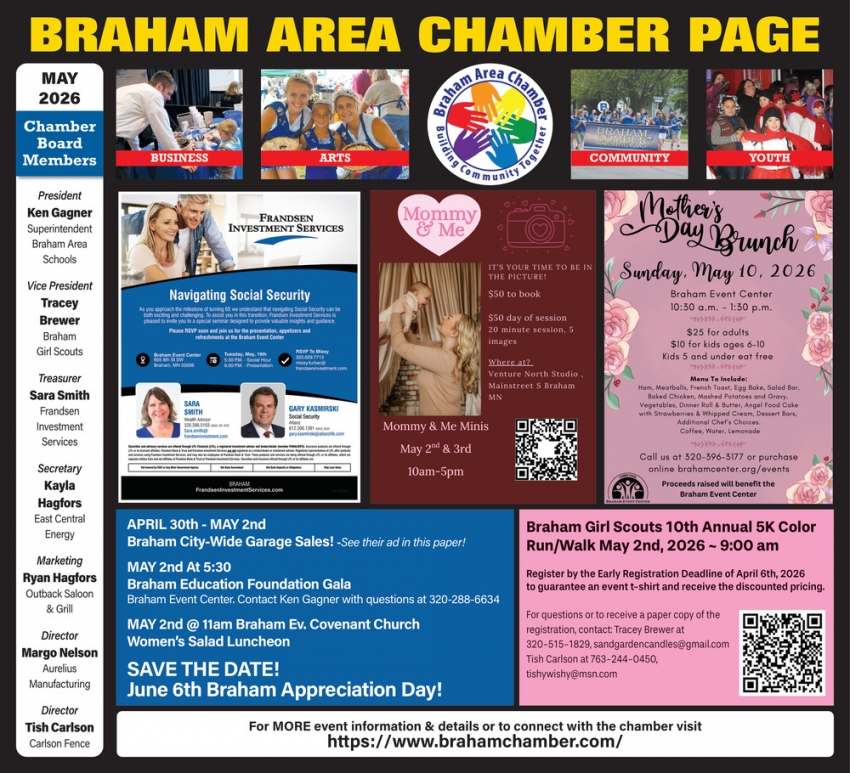 Braham Area Chamber