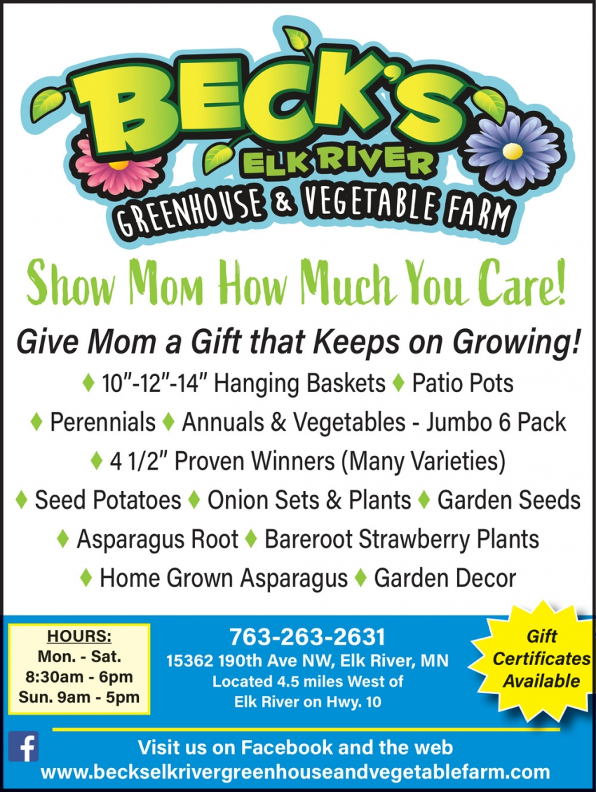 Beck's Greenhouse & Vegetable
