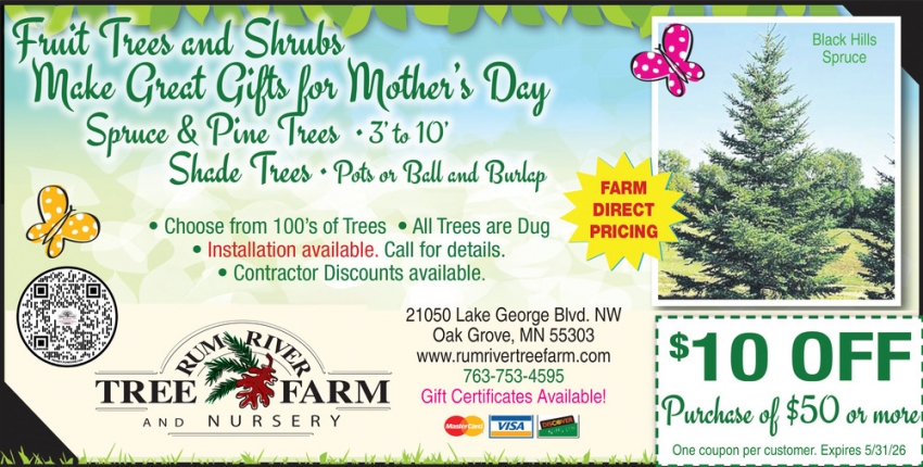 Rum River Tree Farm Nursery