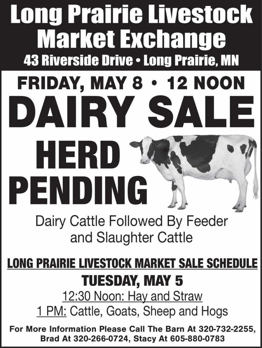 Long Prairie Livestock Auction Market Exchange