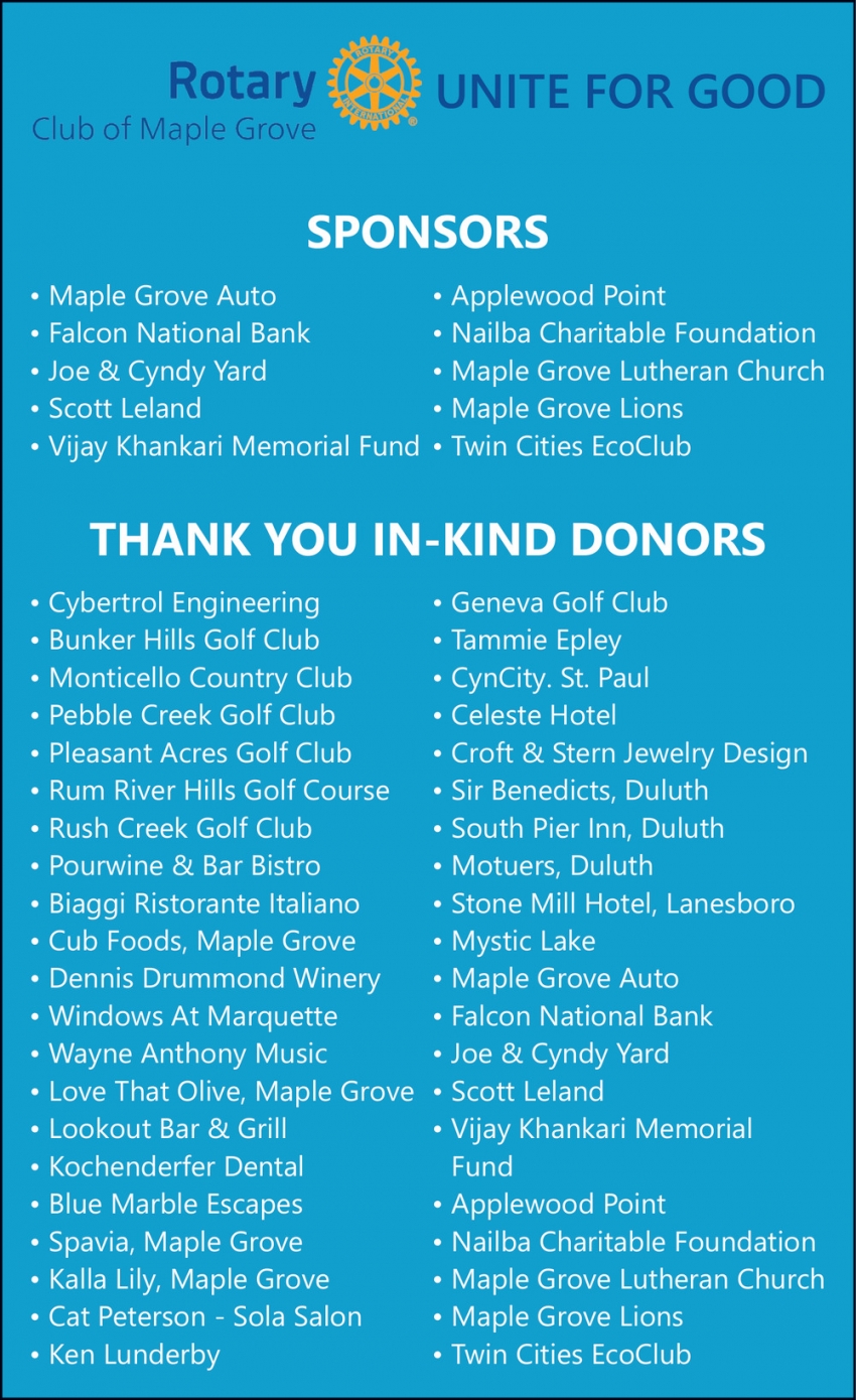 Maple Grove Rotary Club