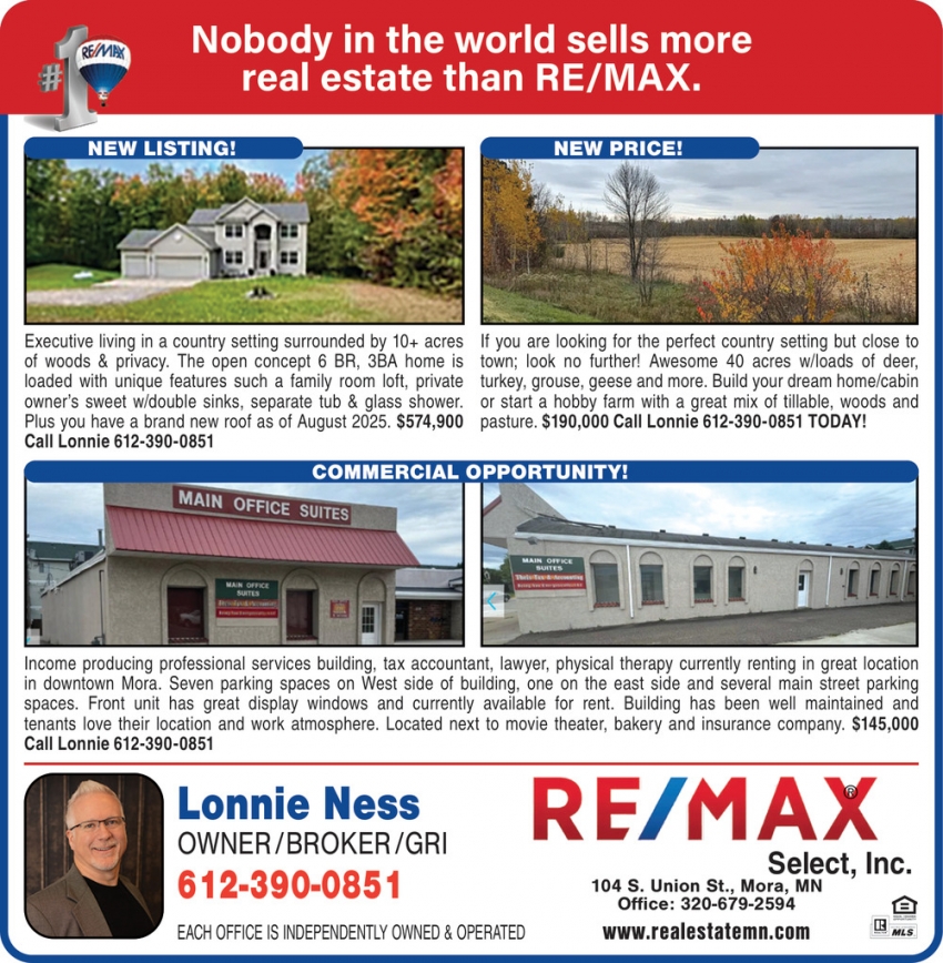 Lonnie Ness - Re/Max Select, Inc