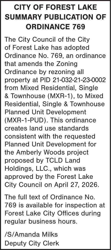 City Of Forest Lake