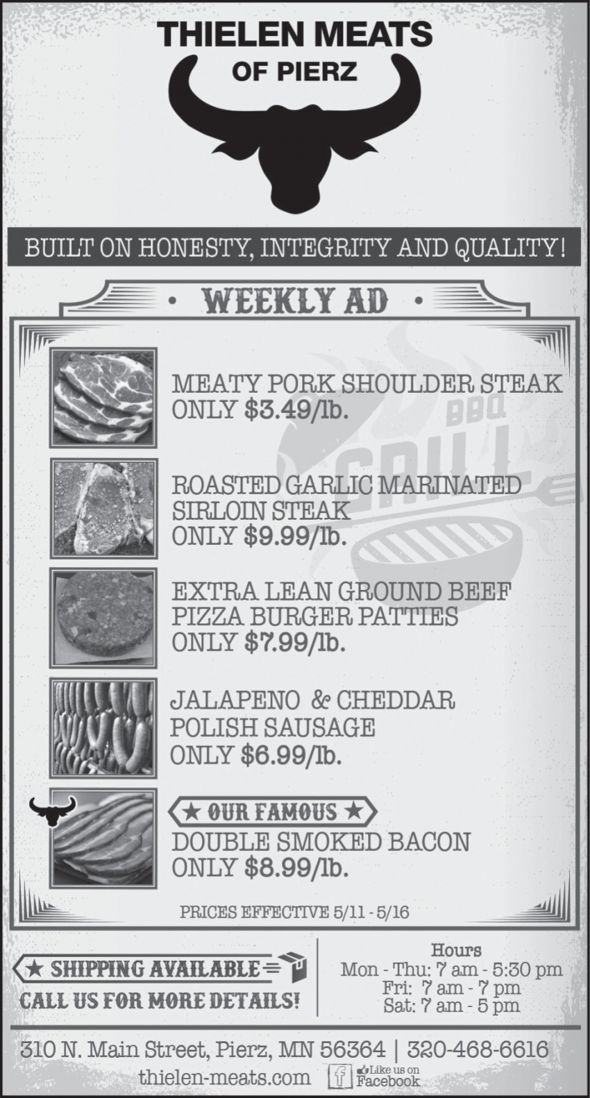 Thielen Meats Of Pierz