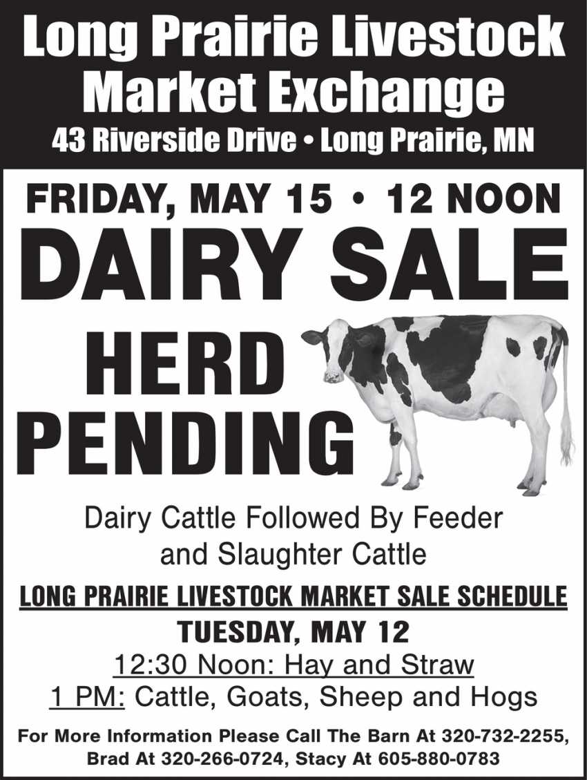 Long Prairie Livestock Auction Market Exchange