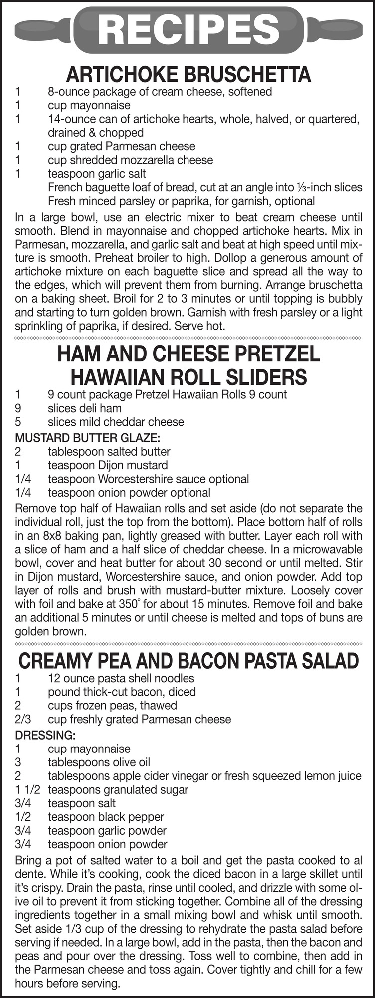 Recipes