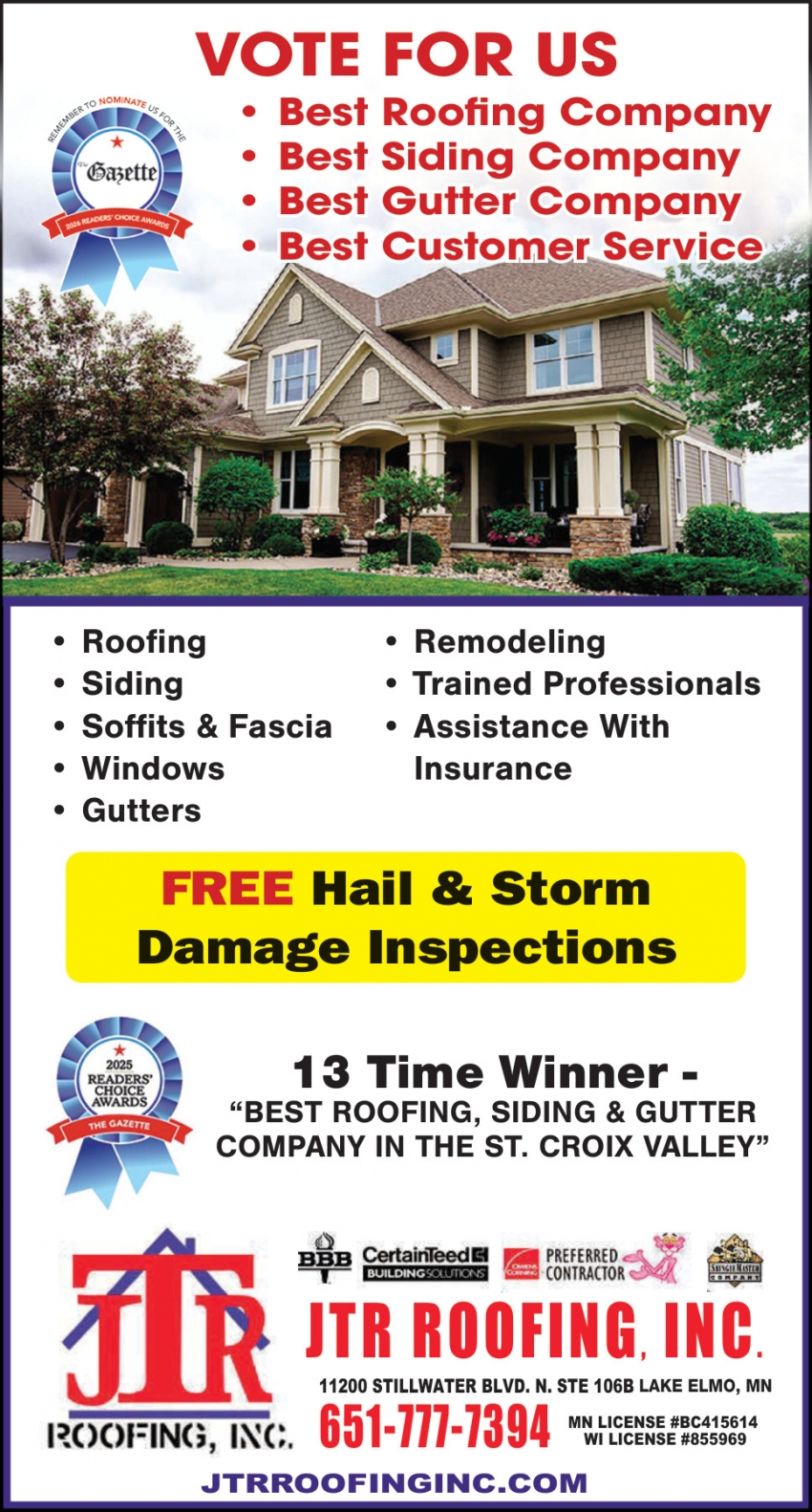 JTR Roofing