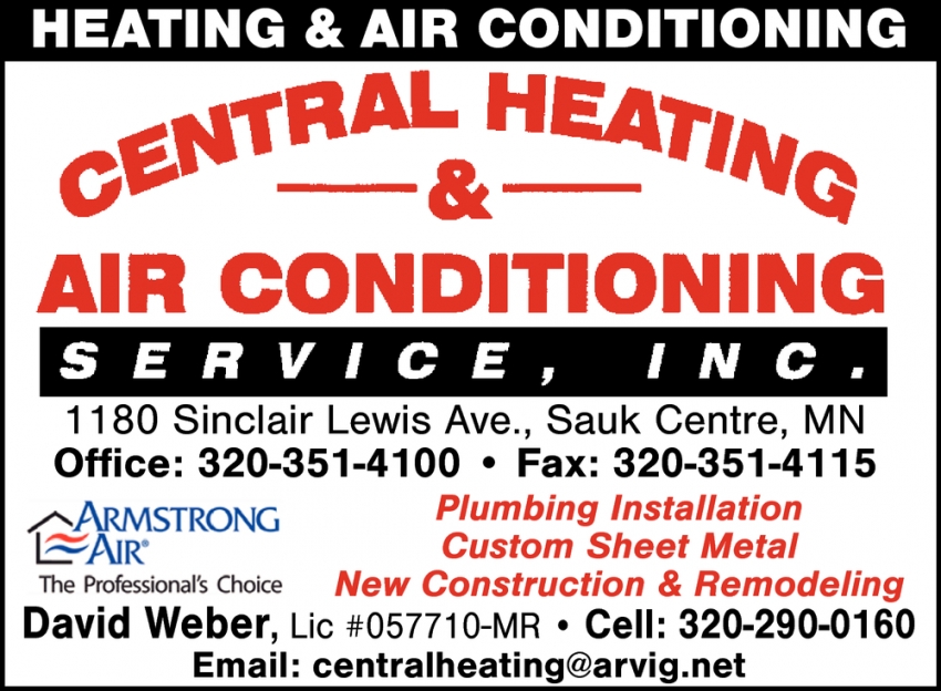 Central Heating and Air Conditioning Service, Inc