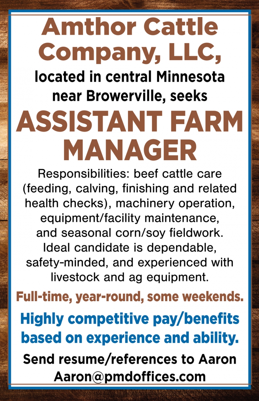 Amthor Cattle Company, LLC