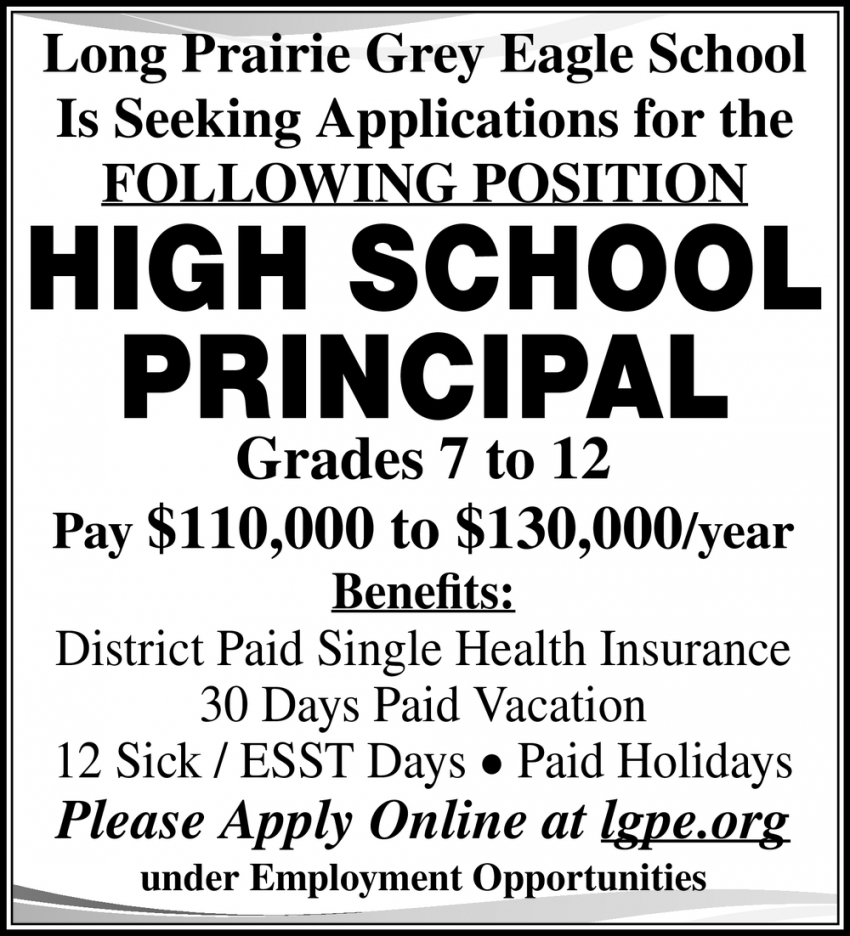 Long Prairie Grey Eagle Public Schools