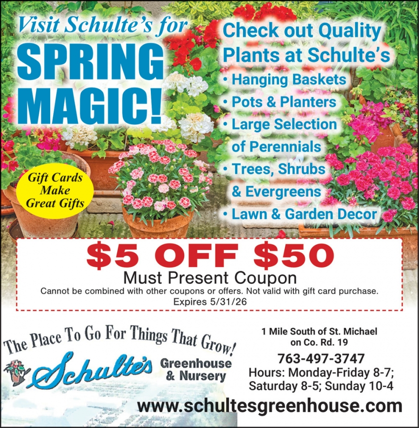 Schulte's Greenhouse and Nursery
