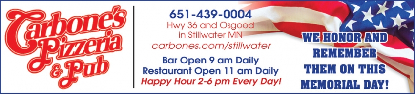 Carbone's Pizzeria Bar & Grill