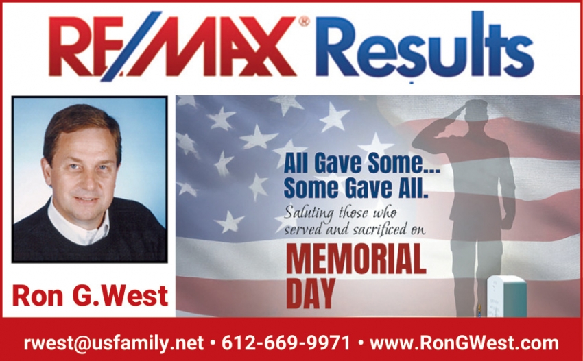 Re/Max Results- Ron G. West