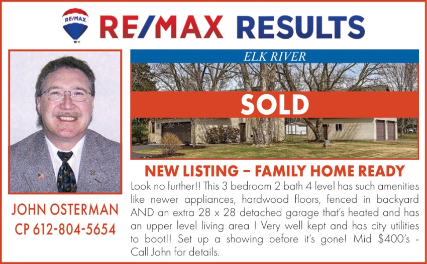 Re/Max Results - John Osterman