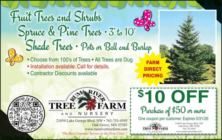Rum River Tree Farm Nursery