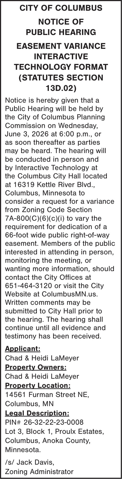 City Of Columbus