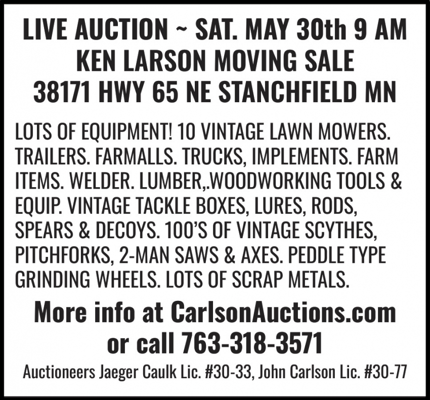 Carlson Auction