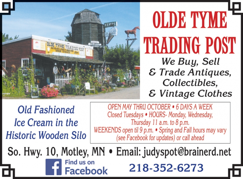 Olde Tyme Trading Post and Silo Ice Cream