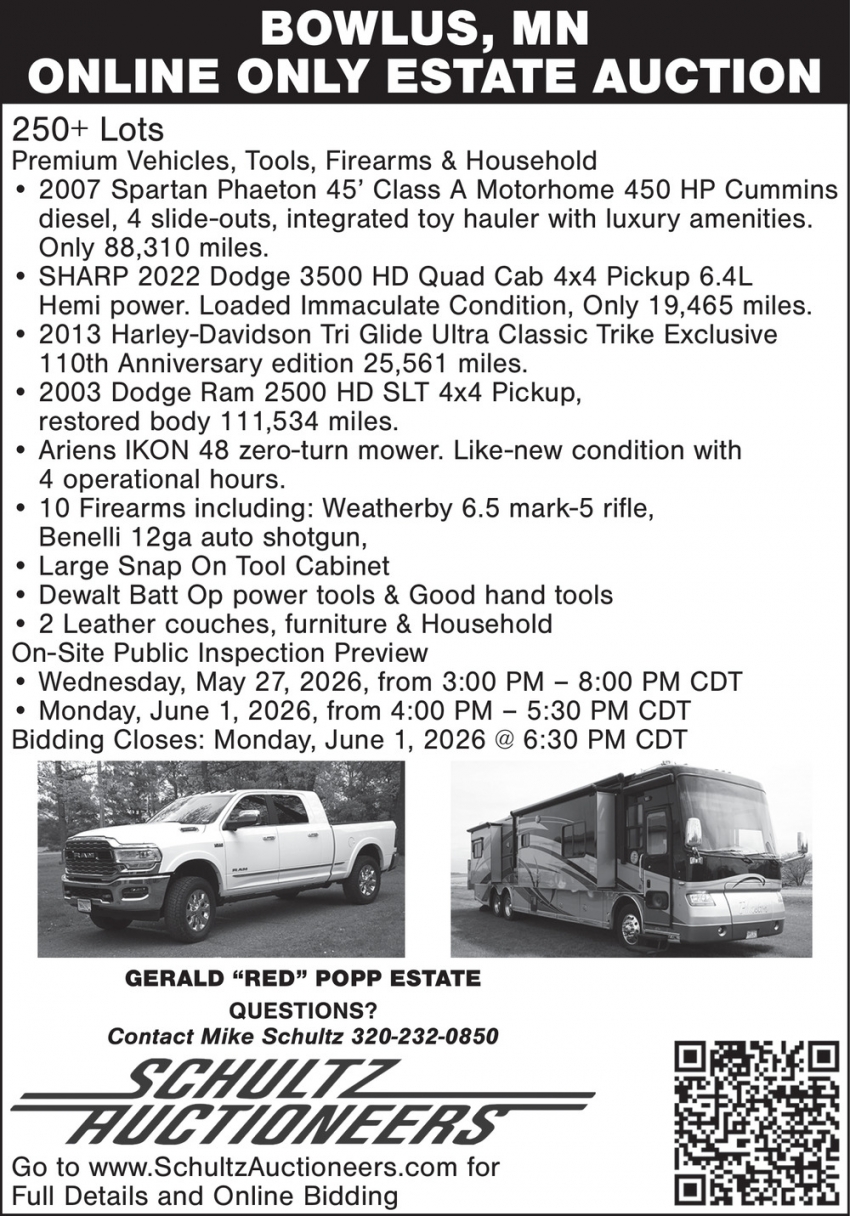 Schultz Auctioneers 
