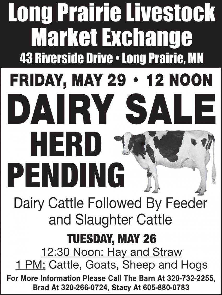 Long Prairie Livestock Auction Market Exchange
