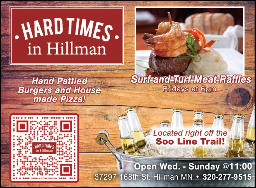 Hard Times in Hillman Bar & Grill