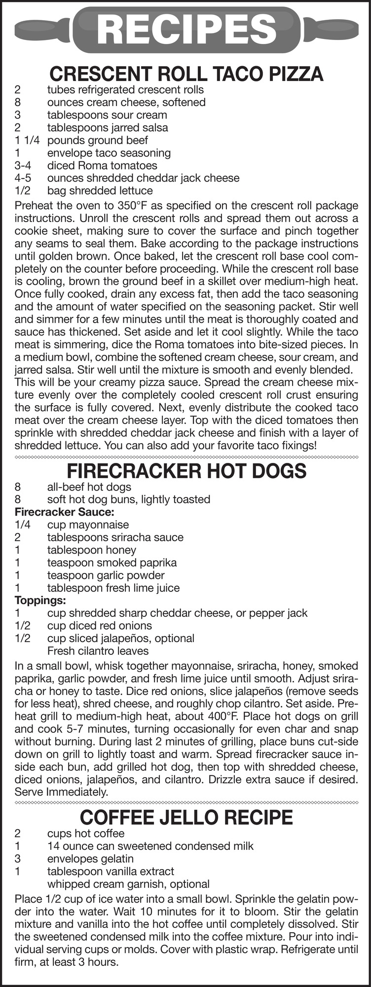 Recipes