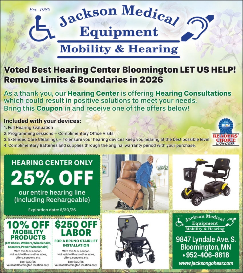 Jackson Medical Equipment Mobility & Hearing