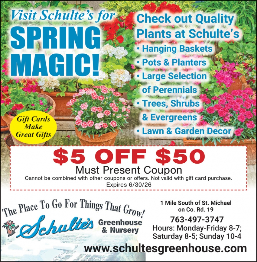 Schulte's Greenhouse and Nursery