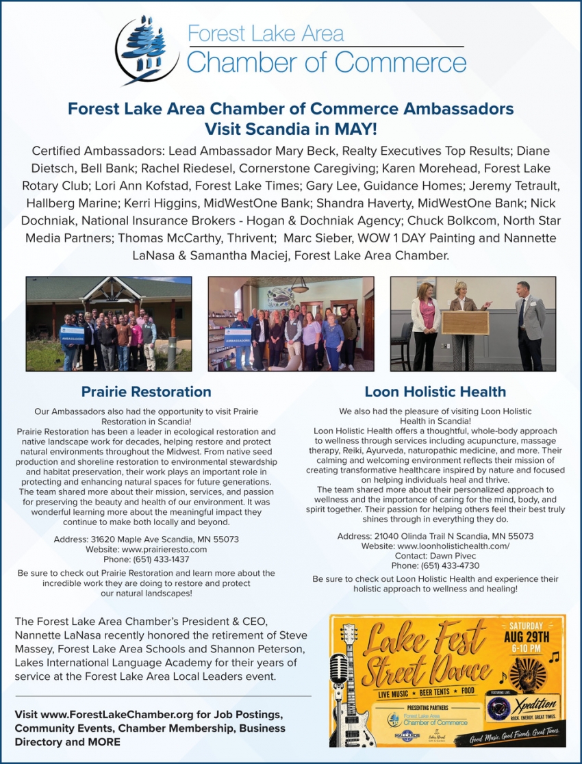 Forest Lake Area Chamber of Commerce