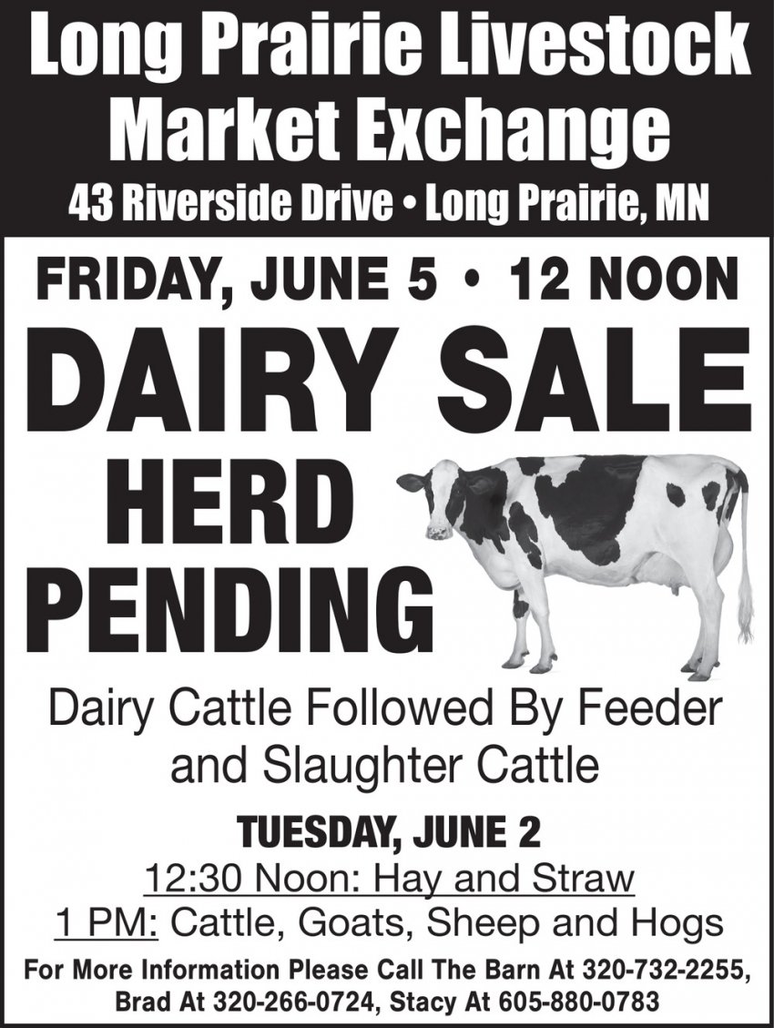 Long Prairie Livestock Auction Market Exchange