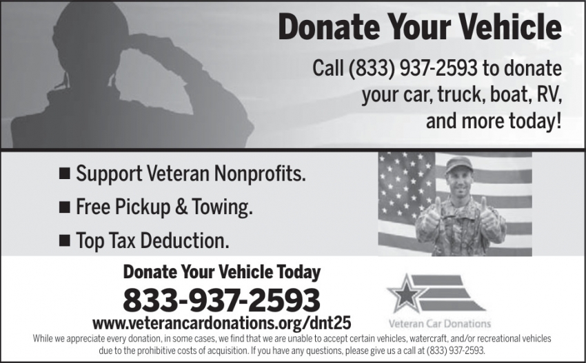 Veterans Car Donation