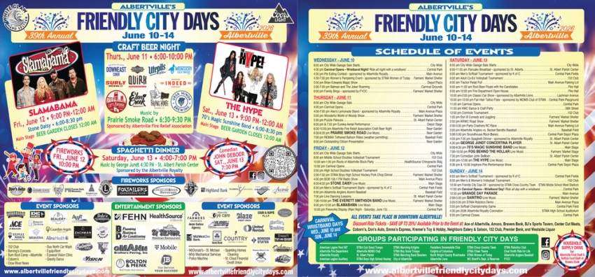 Albertville Annual Friendly City Days