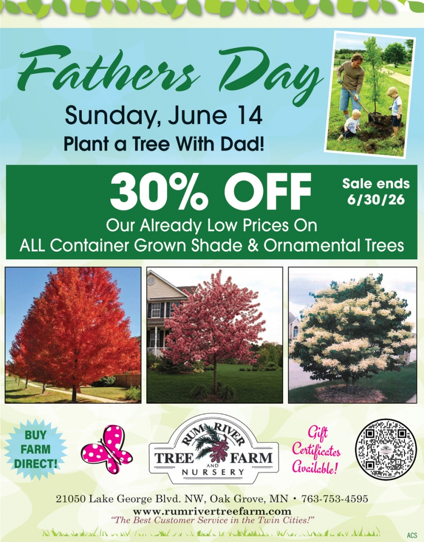 Rum River Tree Farm Nursery
