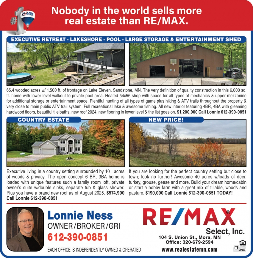 Lonnie Ness - Re/Max Select