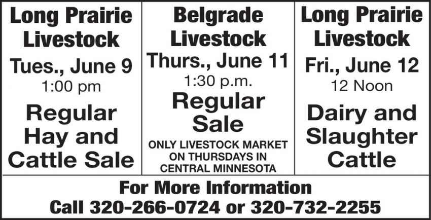 Long Prairie Livestock - Belgrade Livestock