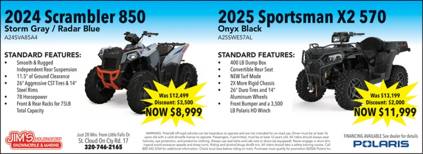 Jim's Snowmobile & Marine Inc