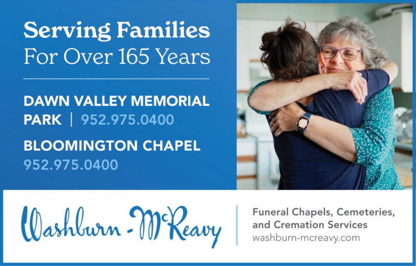Washburn-McReavy Funeral Chapels - Bloomington Chapel, Dawn Valley Chapel & Memorial Park