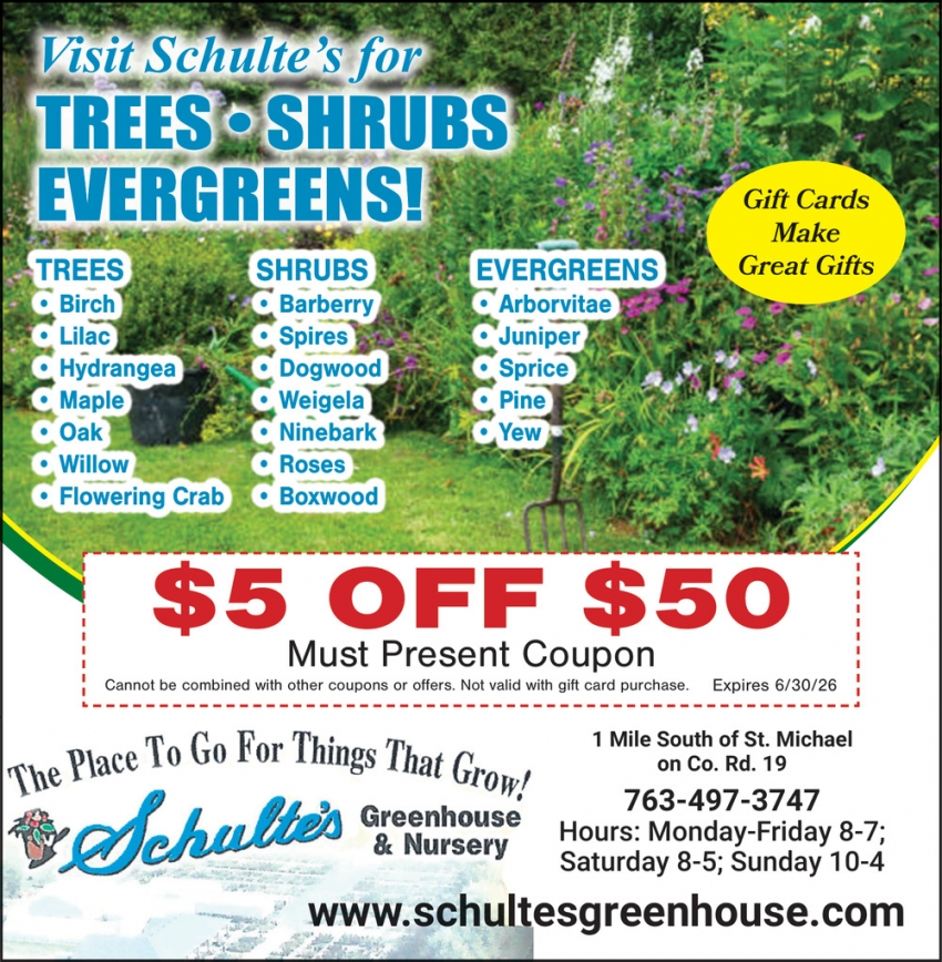 Schulte's Greenhouse and Nursery