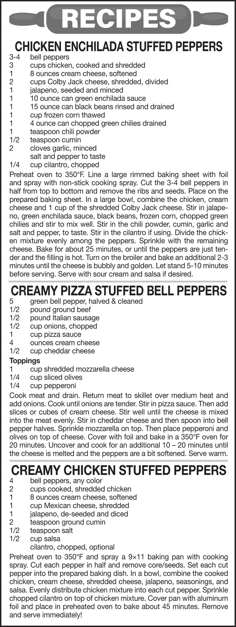 Recipes