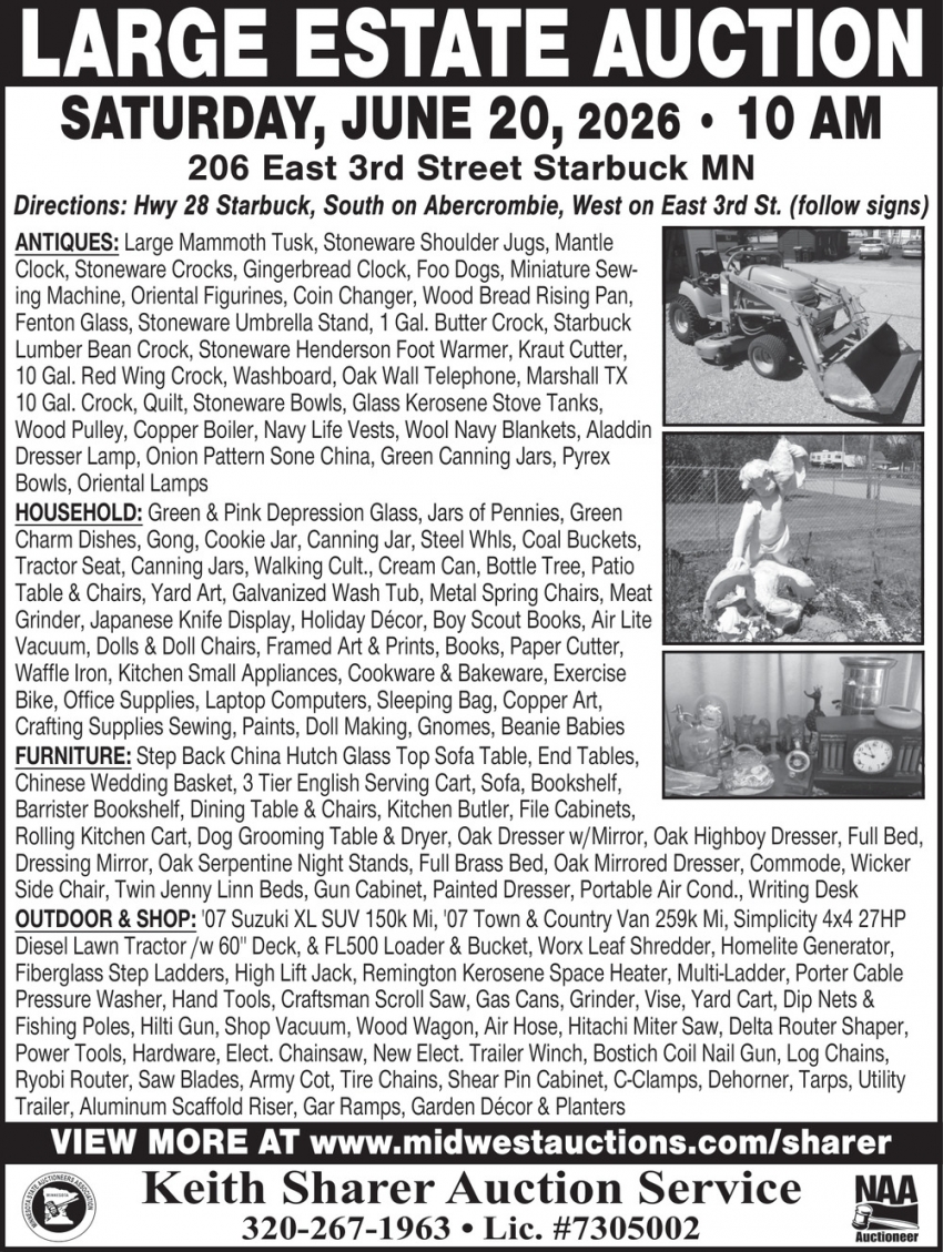Keith Sharer Auction Service