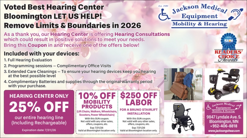 Jackson Medical Equipment Mobility & Hearing